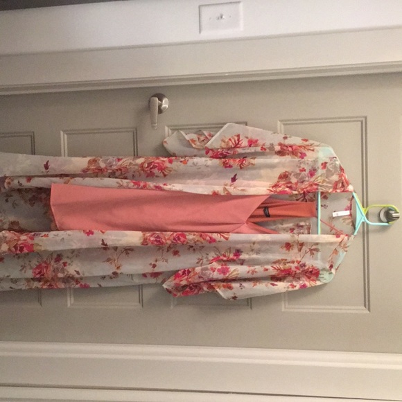 Flower Kimono, Floral Kimono - Picture 4 of 4